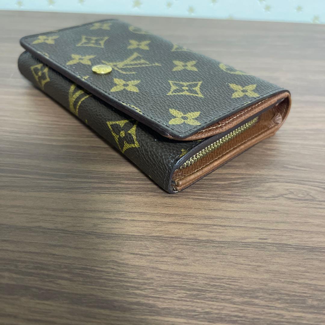 【極美品】ルイヴィトン モノグラム ポルトモネ ビエ トレゾール 二つ折り財布