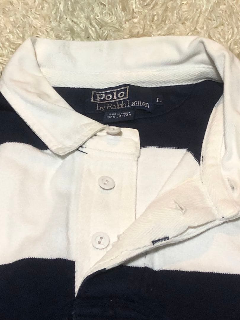 POLO ポロ　ラルフローレン　ラガーシャツ　ボーダー　常田大希