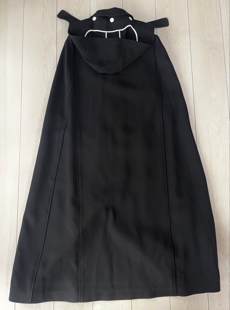 PLAN C プランシー ポンチョ型ロングコートフード着脱可