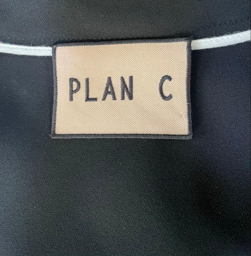 PLAN C プランシー ポンチョ型ロングコートフード着脱可