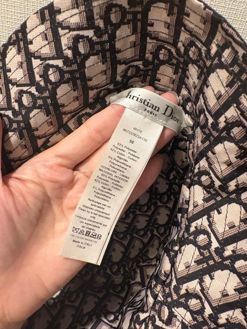 Dior バケットハット 56cm