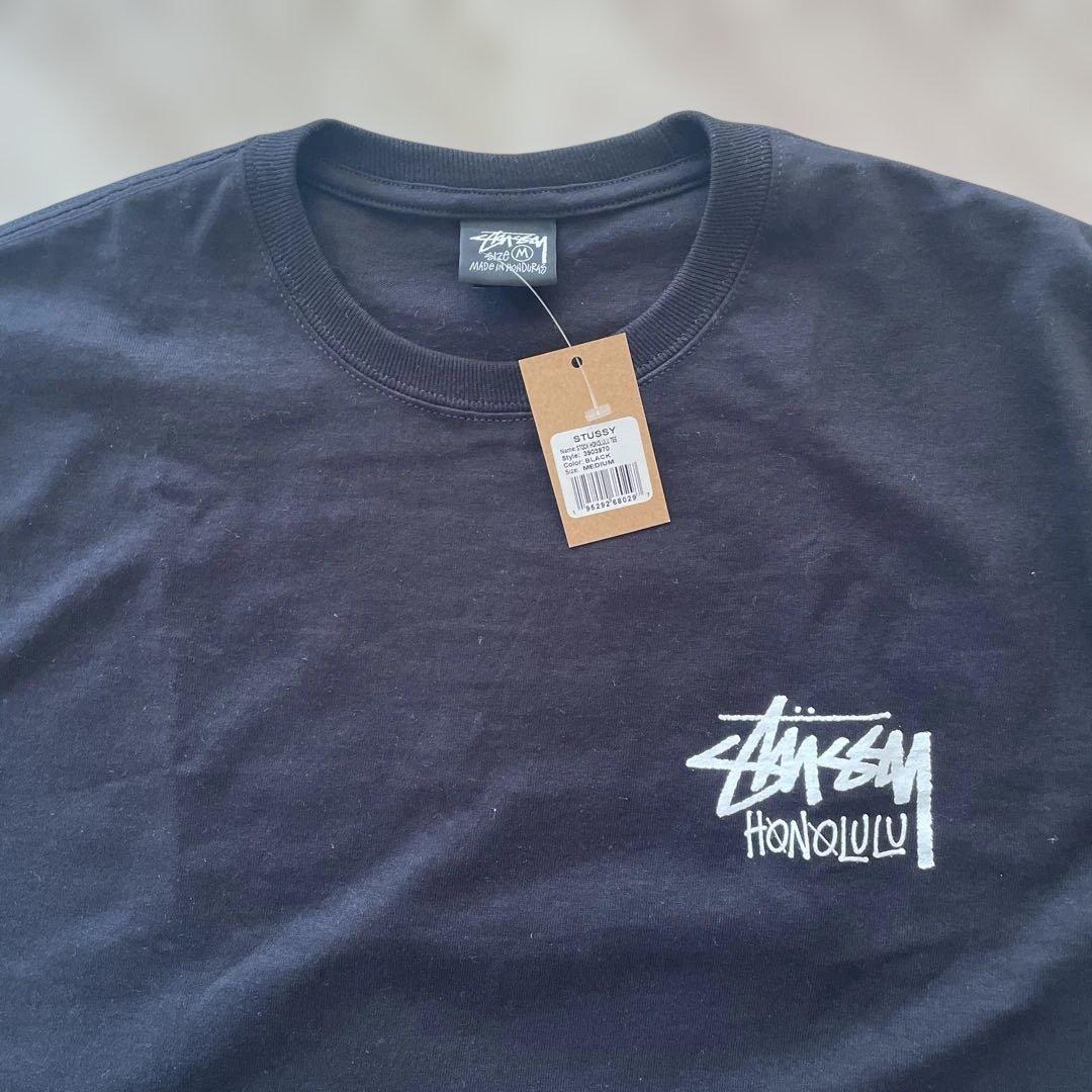 【新品未使用タグ付き】STUSSY HONOLULU ブラック TシャツMサイズ