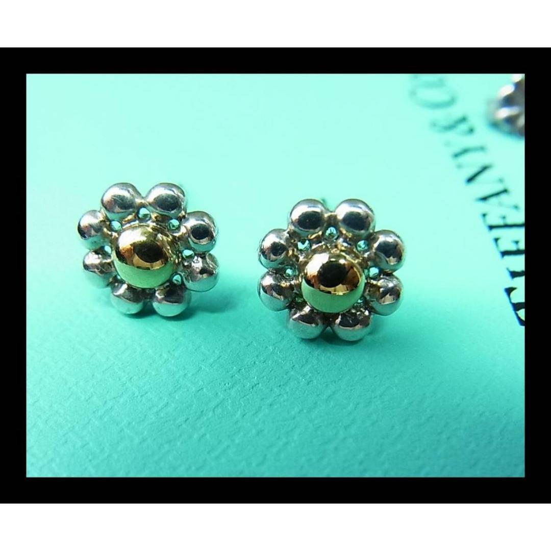 ◎正規美品ティファニー ジョリービーズ フラワー コンビ SV925ｘK18