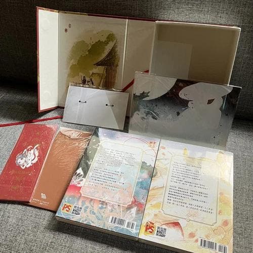 天官賜福 小説 特裝版 台湾版 1.2.3.4.5.6 開封のみ グッズ全て同梱