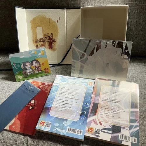 天官賜福 小説 特裝版 台湾版 1.2.3.4.5.6 開封のみ グッズ全て同梱