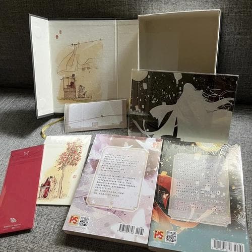 天官賜福 小説 特裝版 台湾版 1.2.3.4.5.6 開封のみ グッズ全て同梱