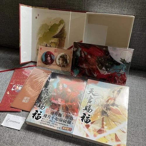天官賜福 小説 特裝版 台湾版 1.2.3.4.5.6 開封のみ グッズ全て同梱