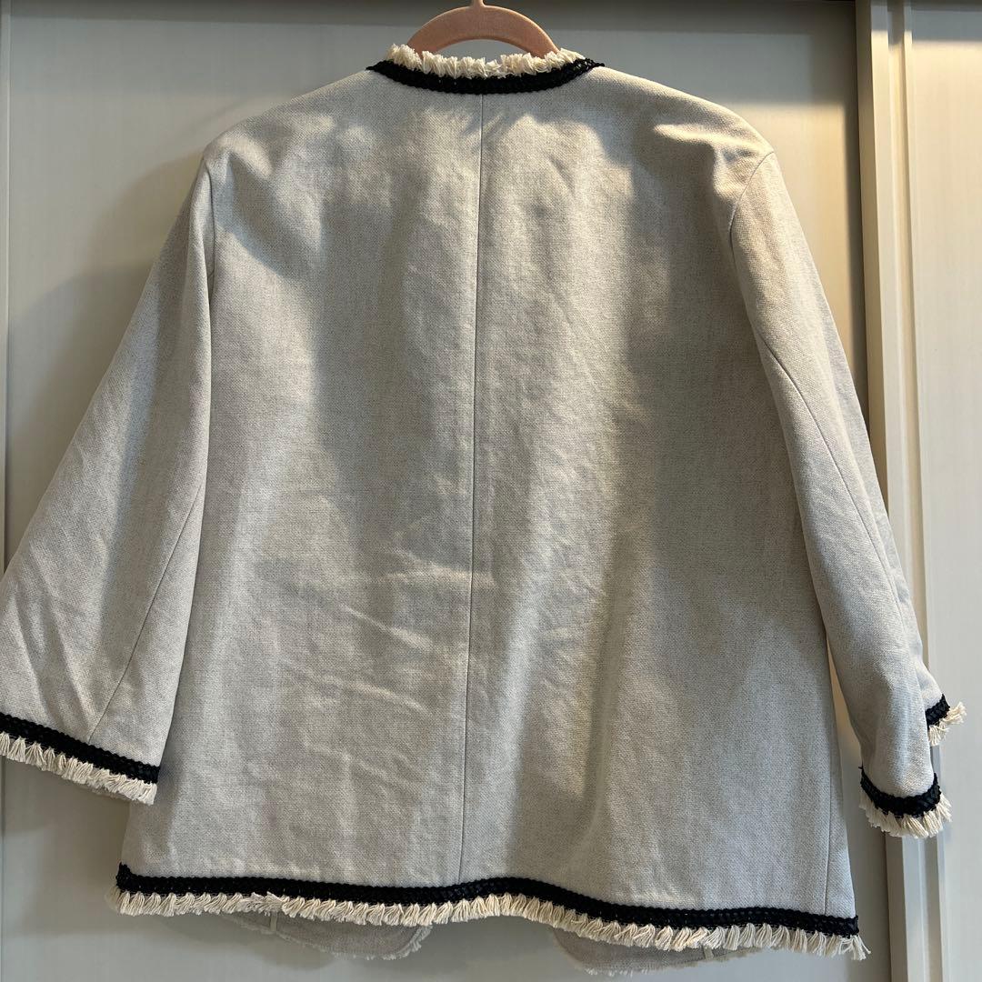 【kkkswd様】DES PRÉS コットンリネンハイカウントクロス ノーカラー