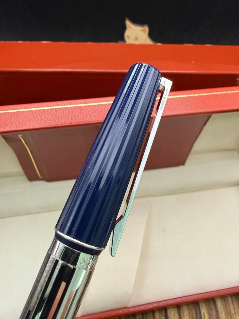 レア S.T DUPONT ボールペン サン・ジェルマン マリンブルー