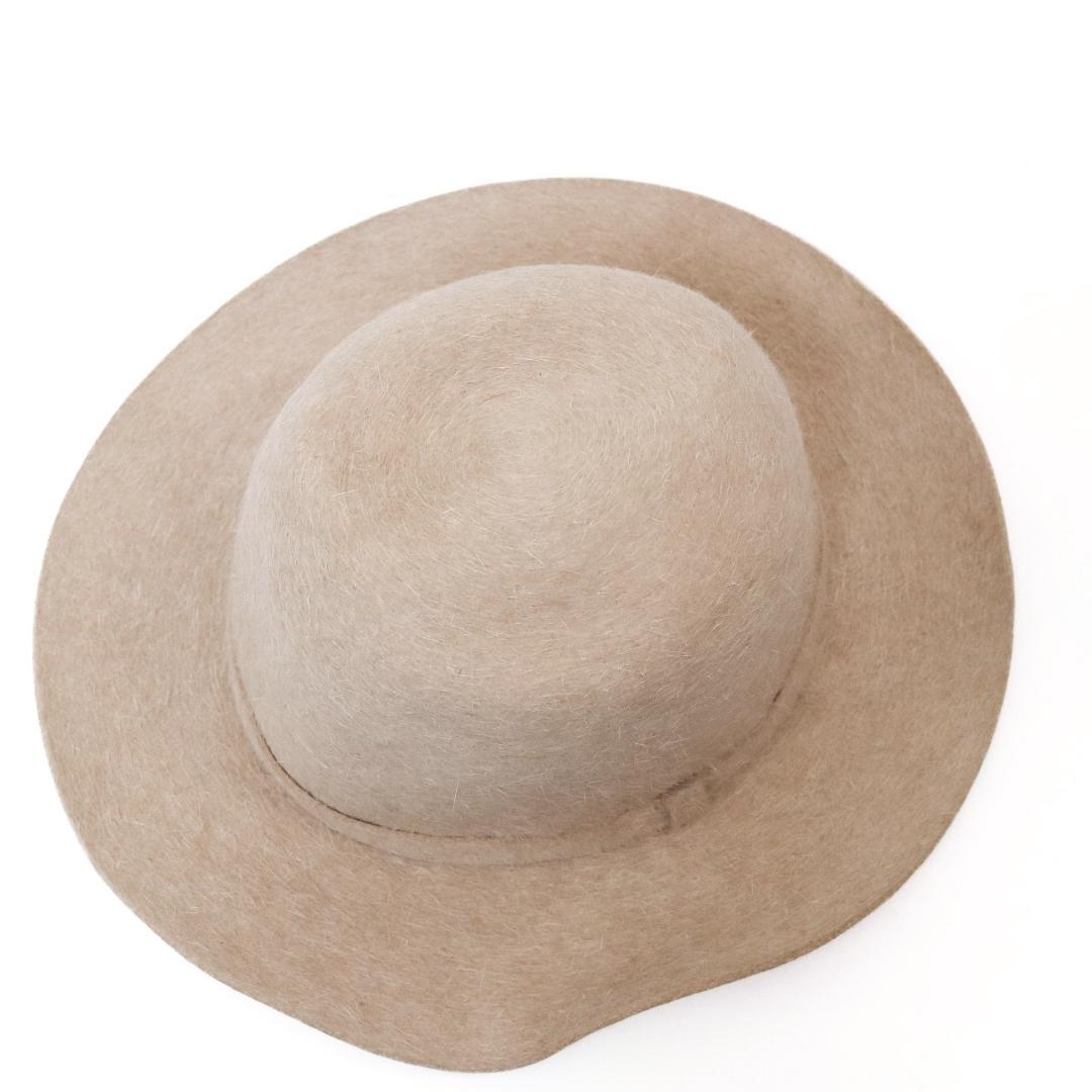 HERMES エルメス ハット 58 フランス製 ウール100％ 1006