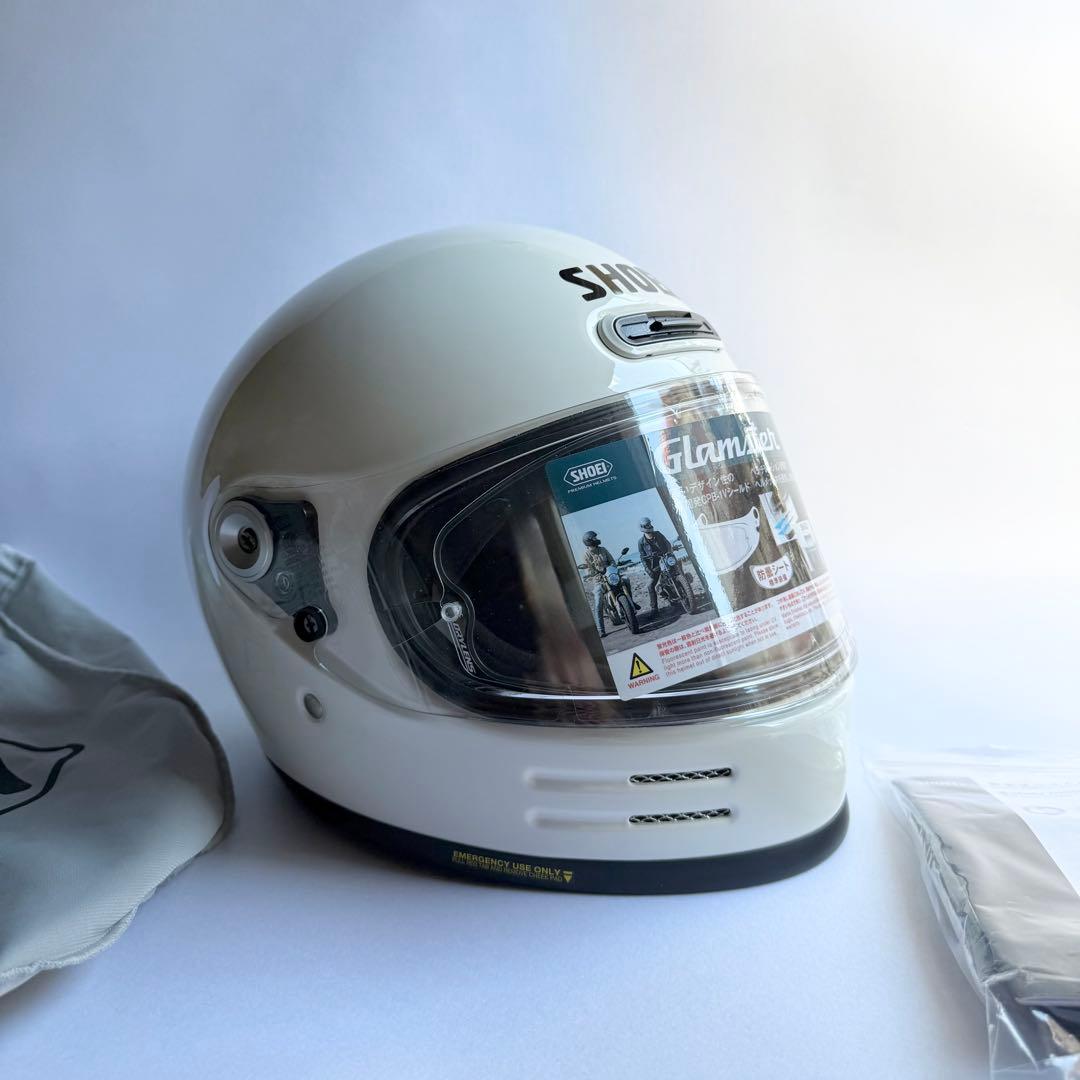 SHOEI Glamster フルフェイスヘルメット オフホワイト