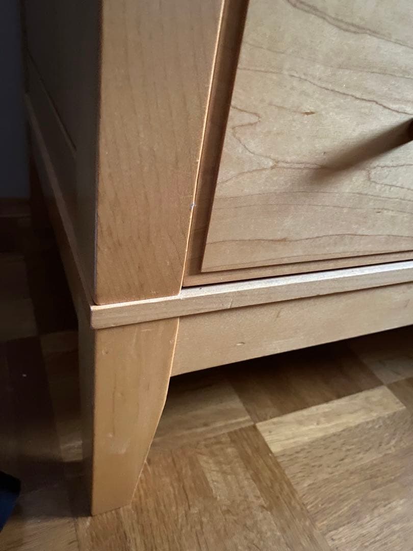 旭川家具メープル無垢材のチェスト