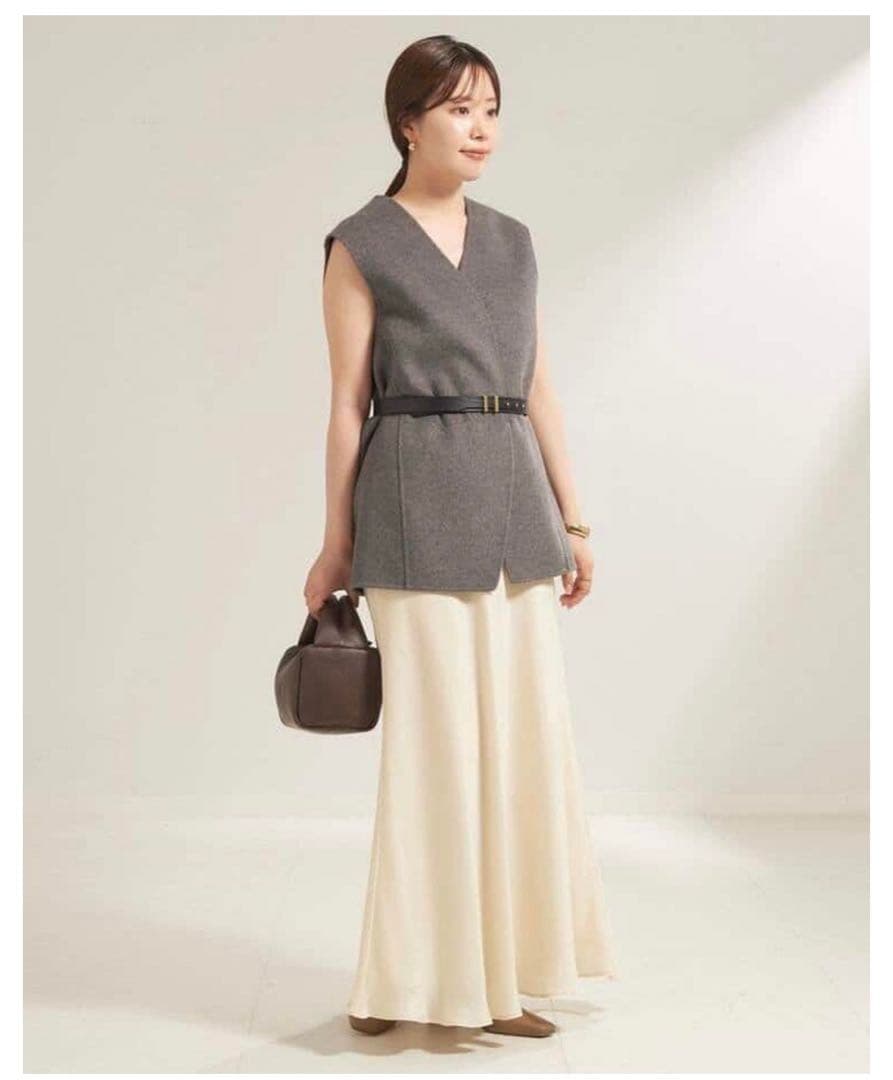 【1度着用、美品】Plage ハミルトン　ミニマル　ベスト　グレー　完売品