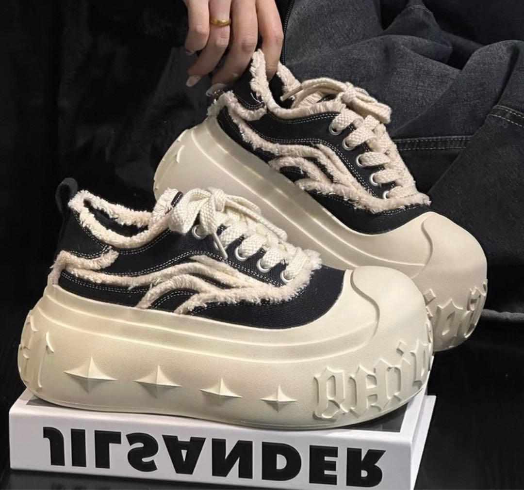 レディース 厚底スニーカー 7cm 韓国 opium y2k