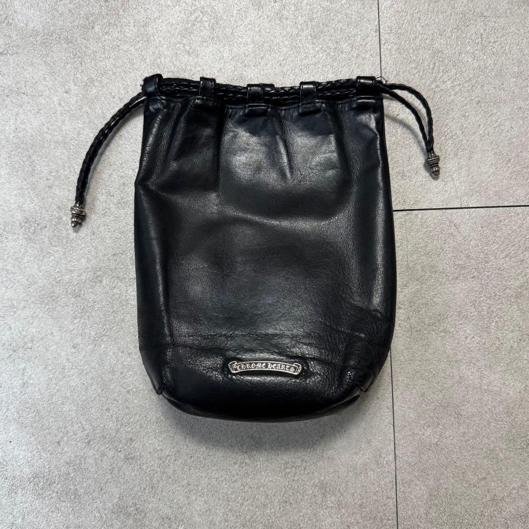 chrome hearts クロムハーツ クロスパッチ ドローストリング