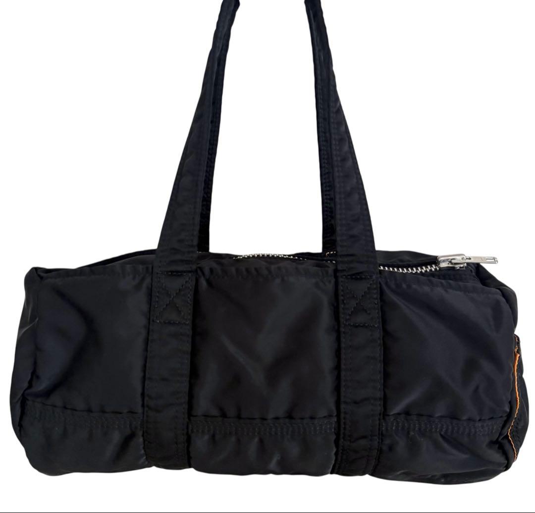 希少✨廃盤品 PORTER TANKER ミニボストンバッグ ドラム型 黒
