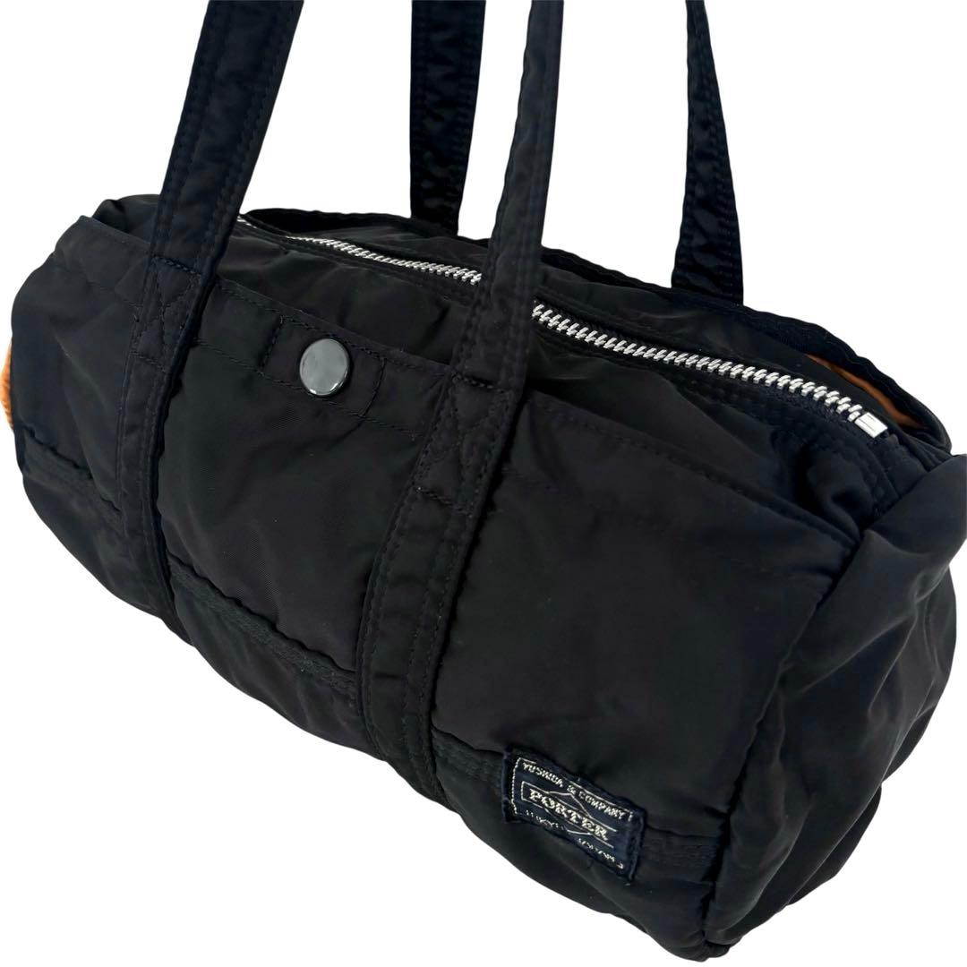 希少✨廃盤品 PORTER TANKER ミニボストンバッグ ドラム型 黒