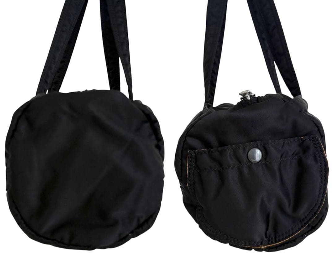 希少✨廃盤品 PORTER TANKER ミニボストンバッグ ドラム型 黒