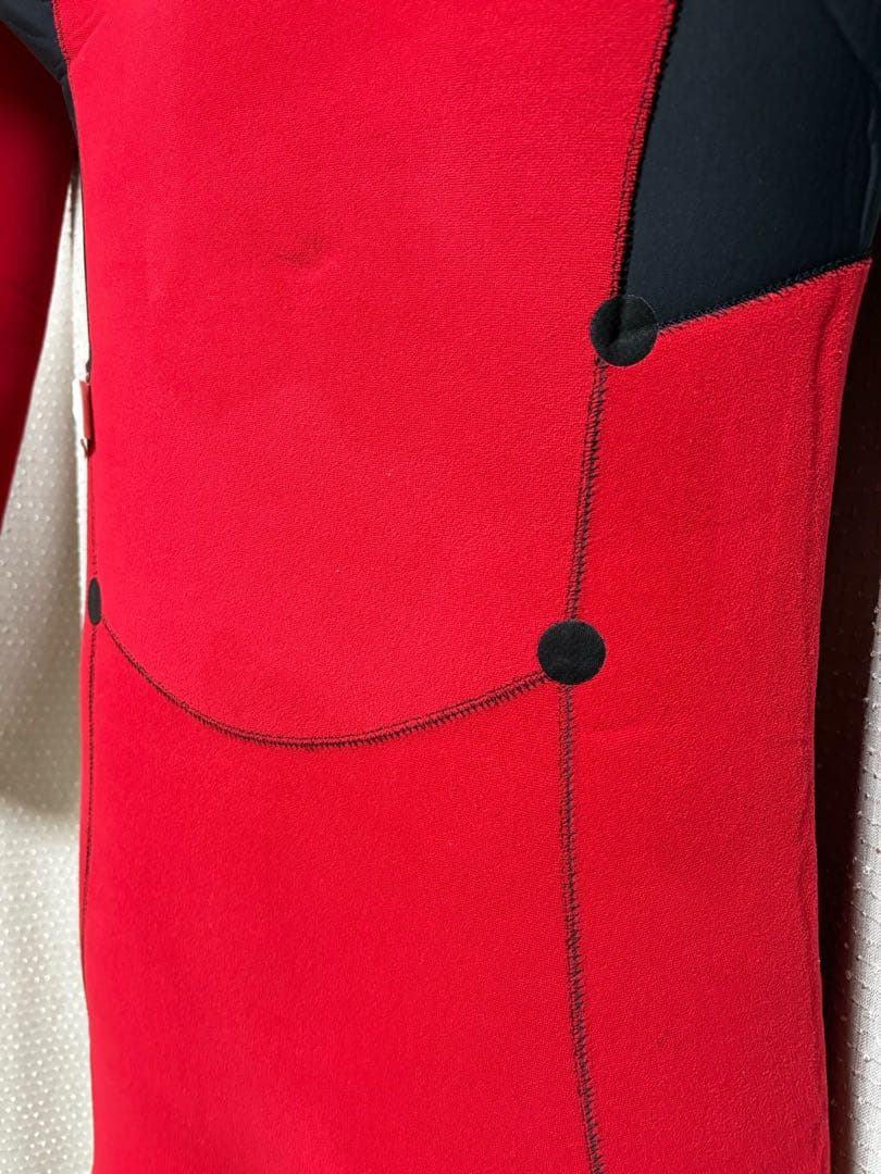 ノーブランド 5×3mm セミドライ メンズMLサイズ チェストジップ 美品