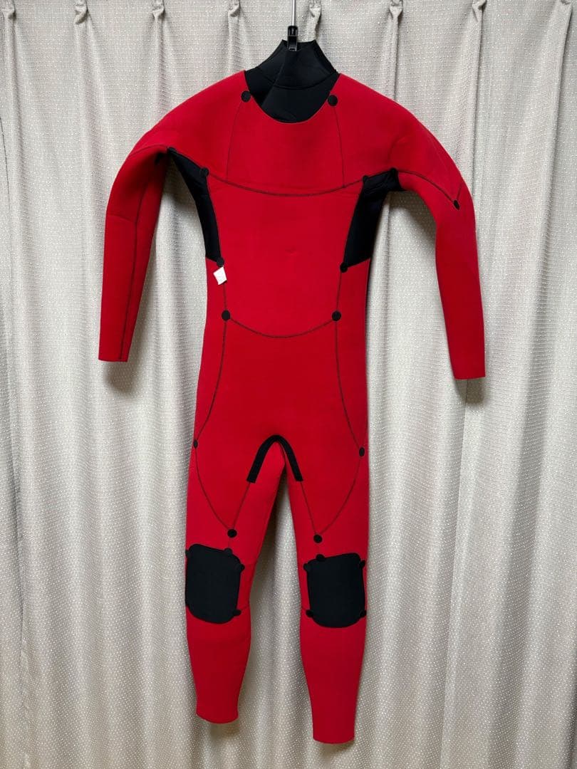 ノーブランド 5×3mm セミドライ メンズMLサイズ チェストジップ 美品