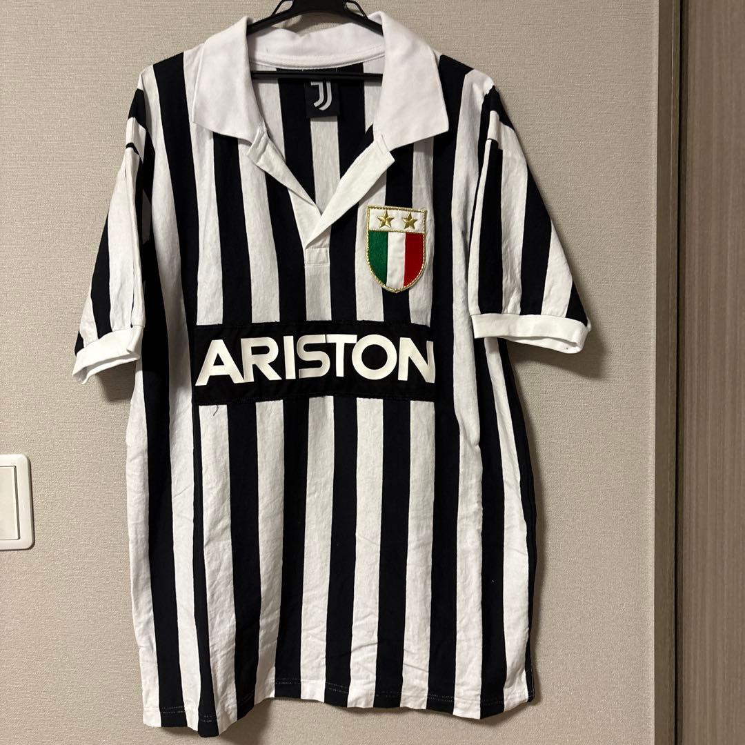 【49-8】ユベントス　84/85ホーム半袖　レトロシャツ