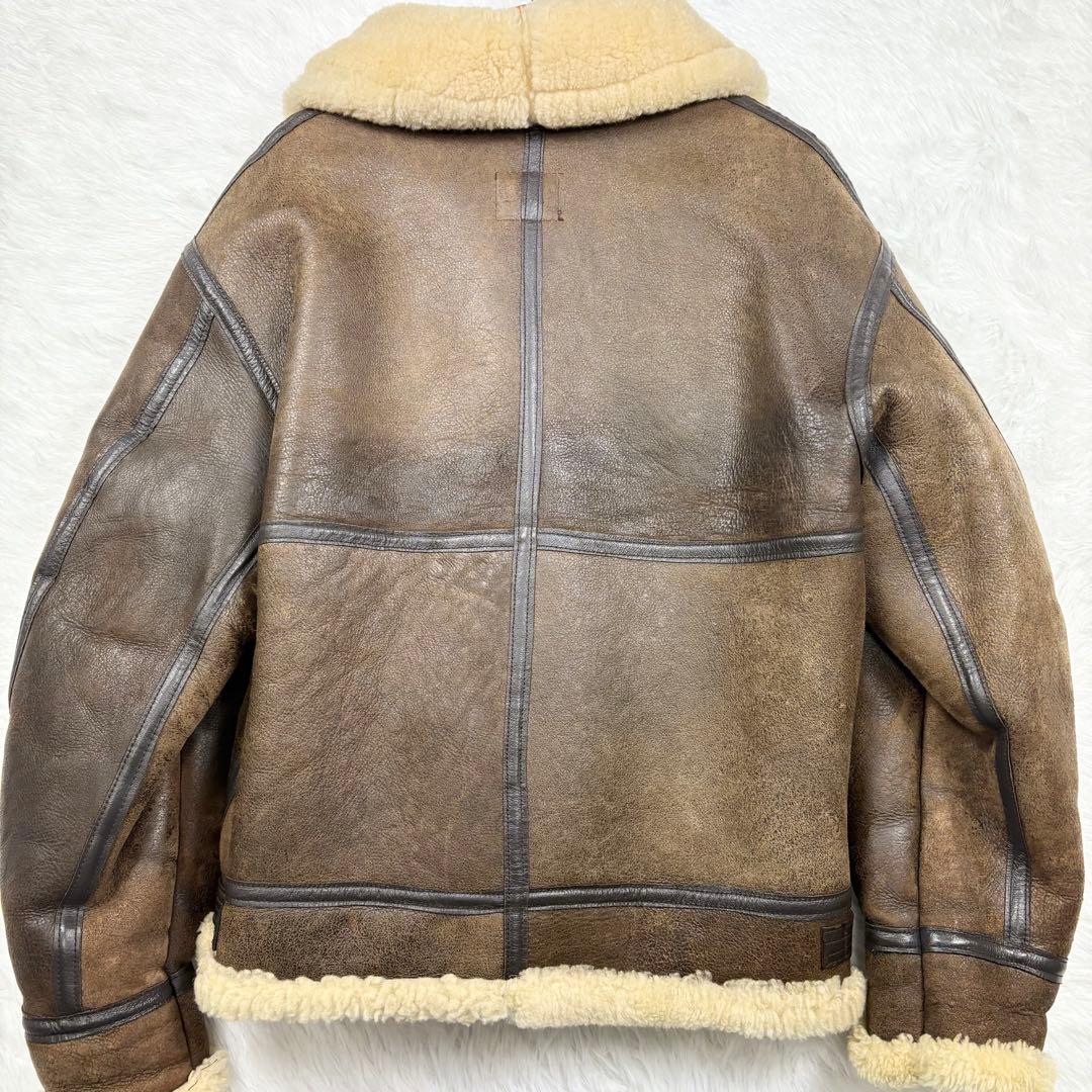 ✨美品/希少40✨アヴィレックス　B-3 リアルムートン　フライトジャケット