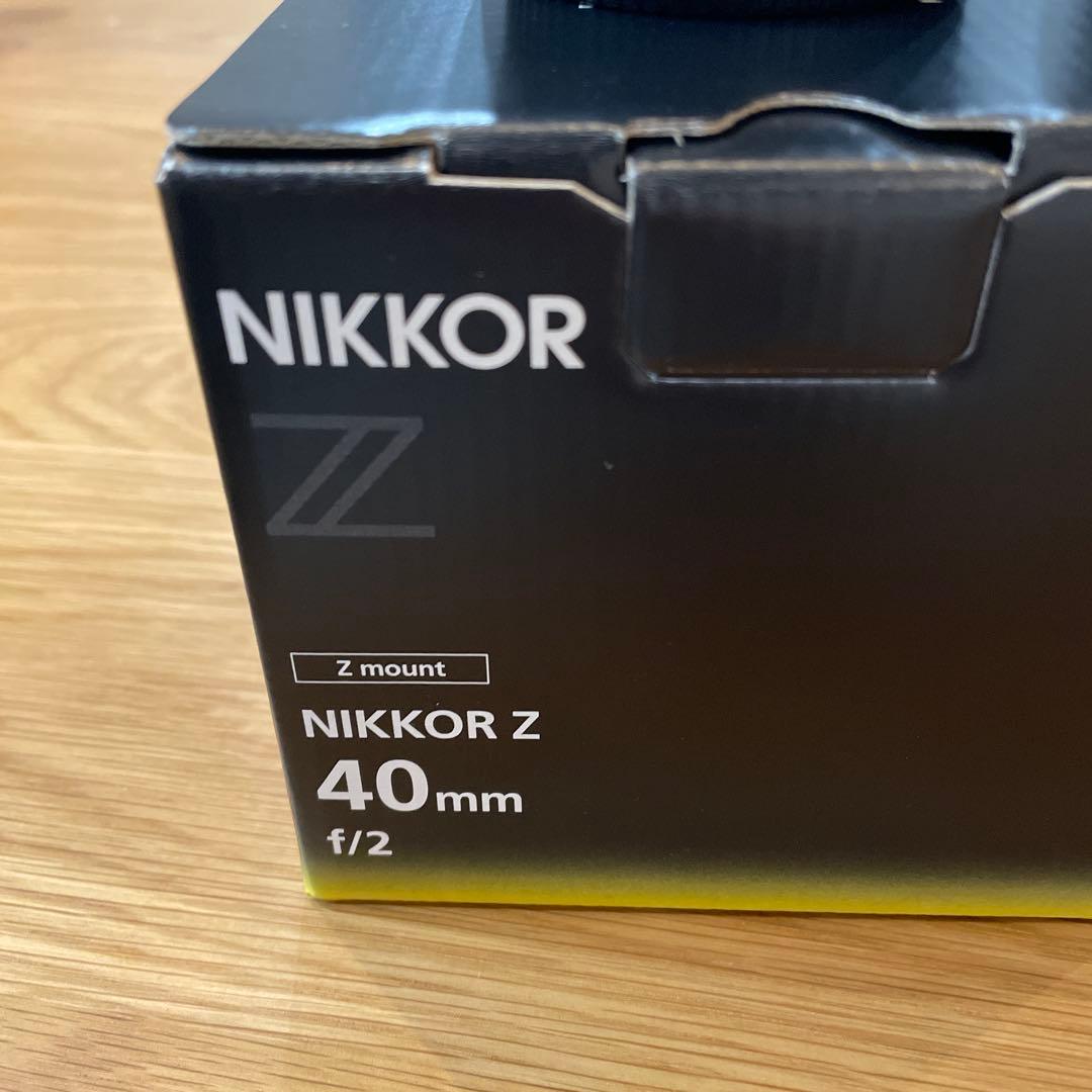 NIKKOR Z 40mm f/2 レンズ　レンズケース付