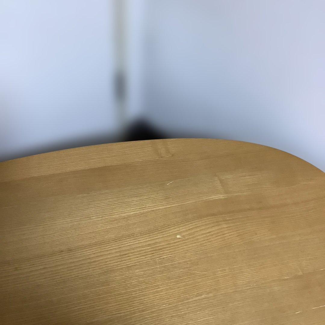 無印良品コタツ　ダイニングテーブル 1100x620x380mm オーバル型