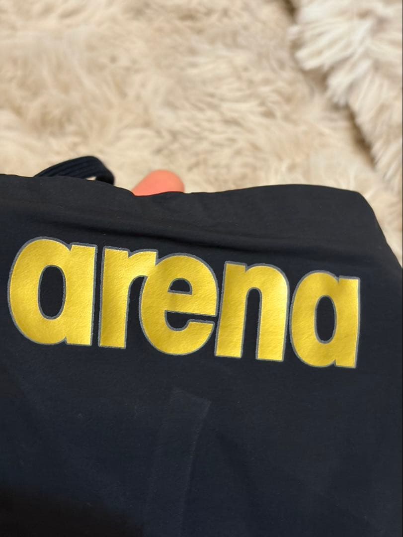 arena アルティメットアクアフォース X MF 競泳用水着 黒/青