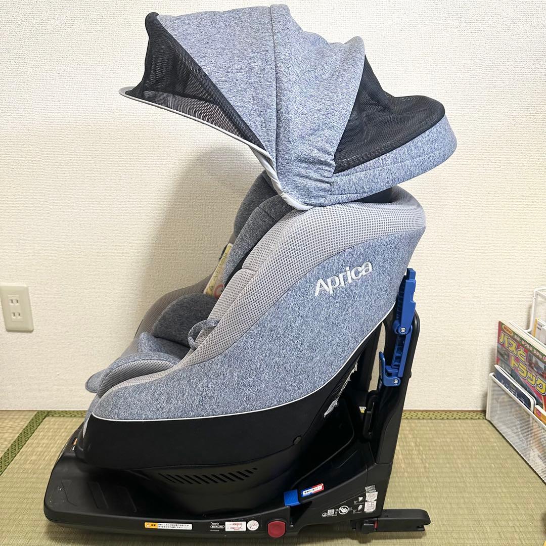 Aprica クルリラ AC ネイビー ISOFIX シートベルト アップリカ