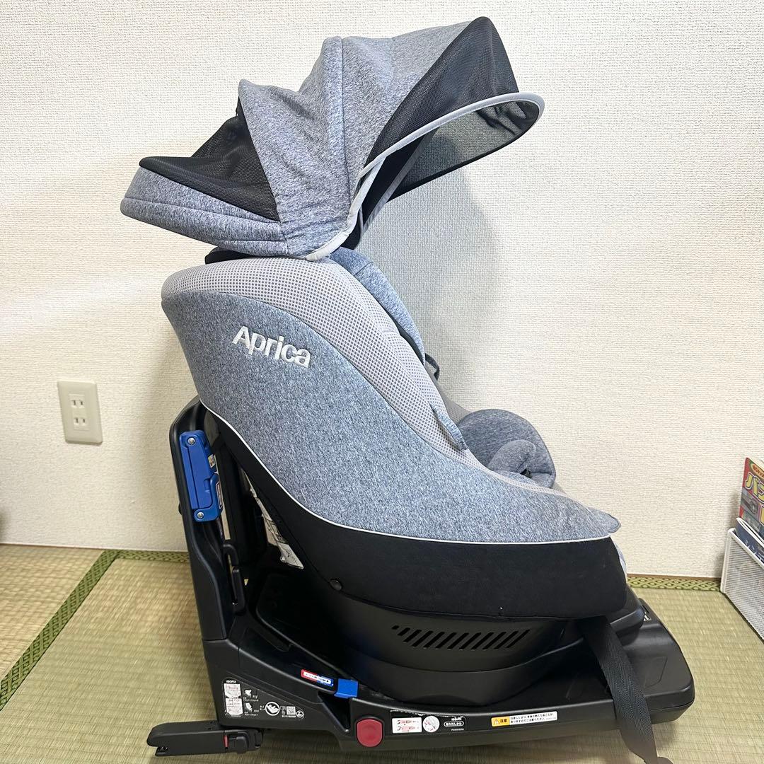 Aprica クルリラ AC ネイビー ISOFIX シートベルト アップリカ