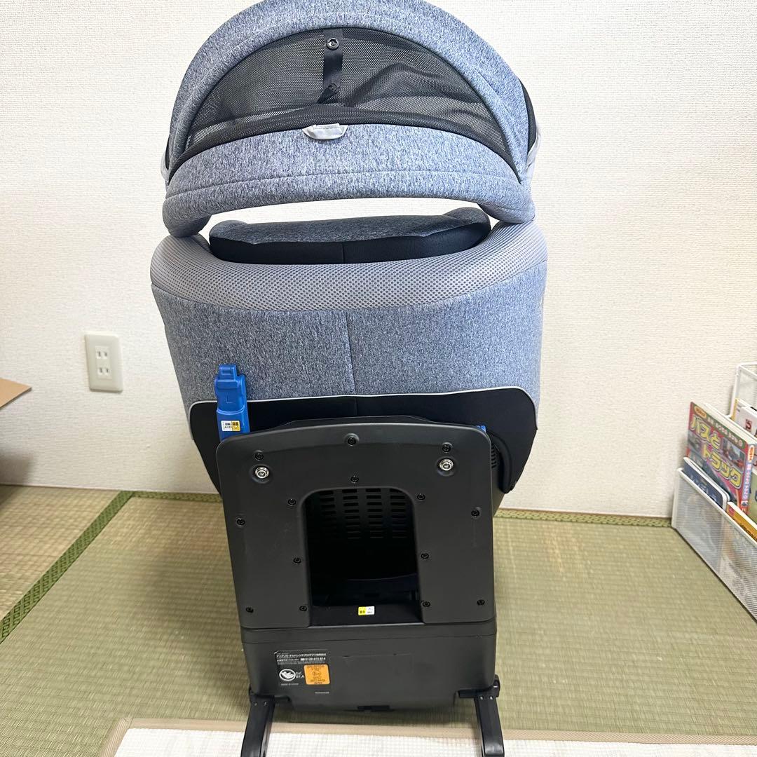 Aprica クルリラ AC ネイビー ISOFIX シートベルト アップリカ