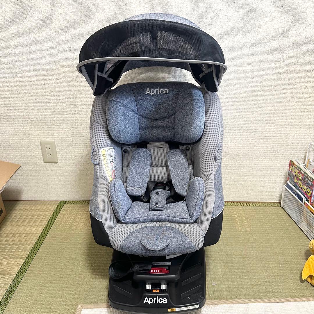 Aprica クルリラ AC ネイビー ISOFIX シートベルト アップリカ