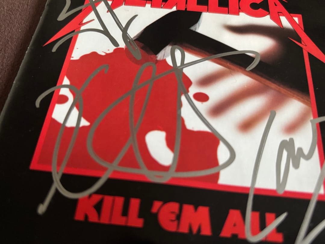 レア　llica サインCD メタリカ　スラッシュメタル