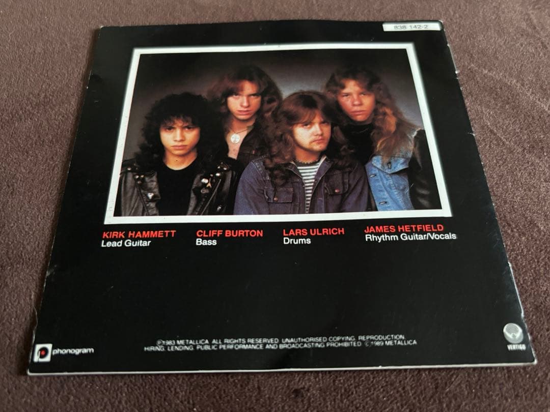 レア　llica サインCD メタリカ　スラッシュメタル