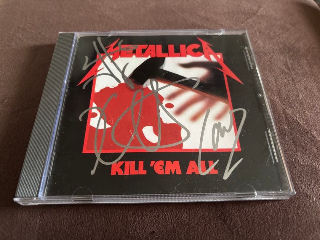 レア　llica サインCD メタリカ　スラッシュメタル