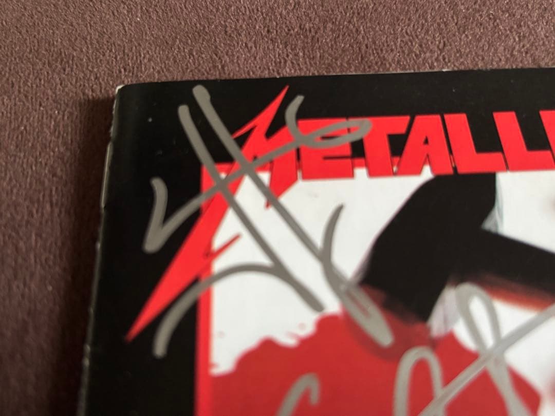 レア　llica サインCD メタリカ　スラッシュメタル