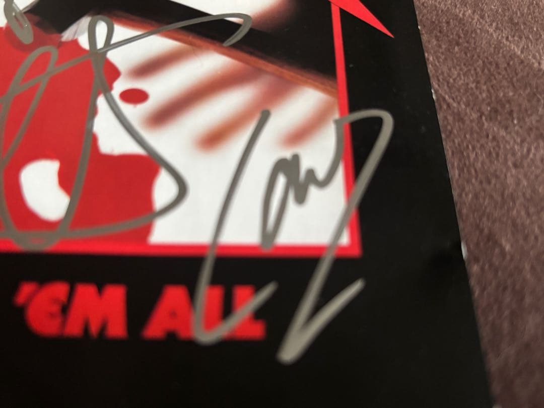 レア　llica サインCD メタリカ　スラッシュメタル