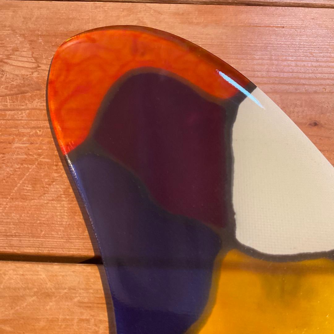 レインボーフィン Quintal 10 ロングボード　ステンドグラスフィン