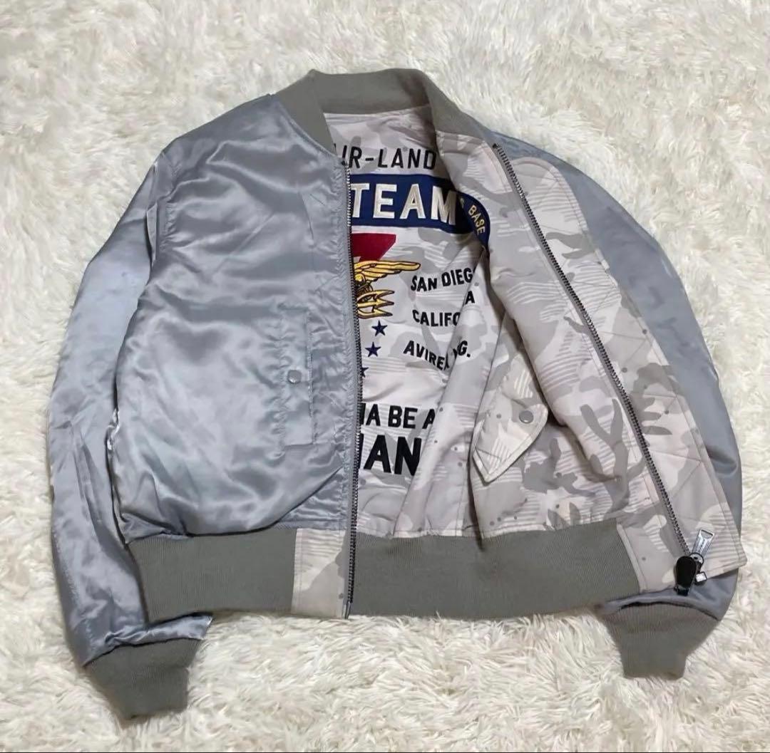 AVIREX MA-1 フライトジャケット 迷彩 SEAL TEAM