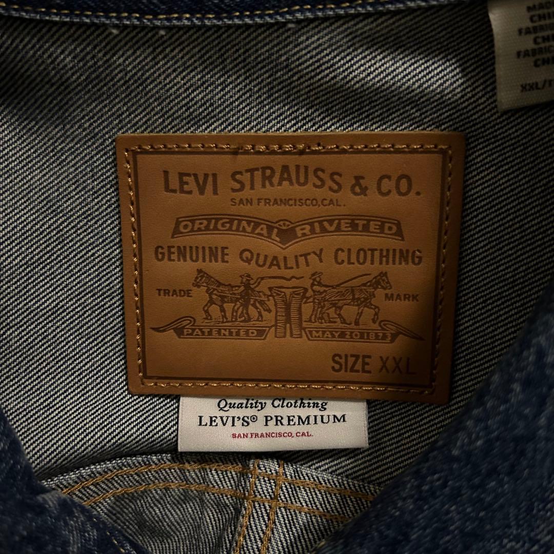XXL Levi's 1st デニムジャケット Tバック Gジャン リーバイス