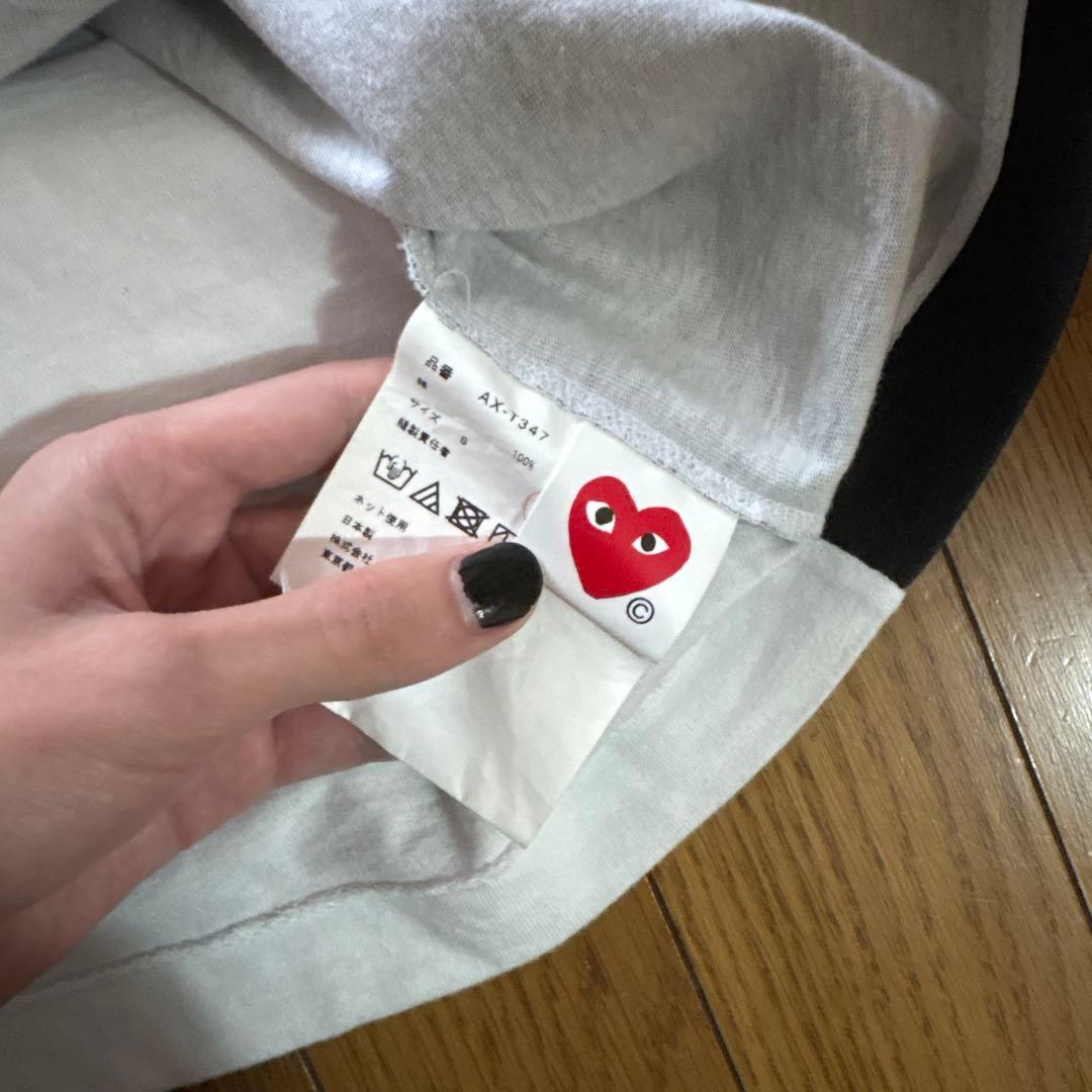COMME des GARÇONS PLAY Tシャツ Sサイズ