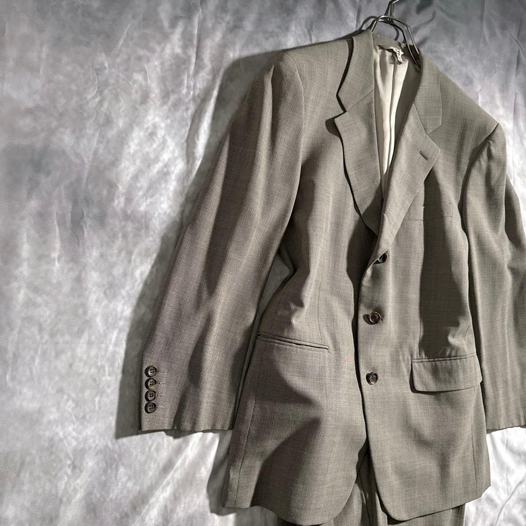 y2k Dior セットアップ　シングル　スーツ　チャコールグレー　アーカイブ