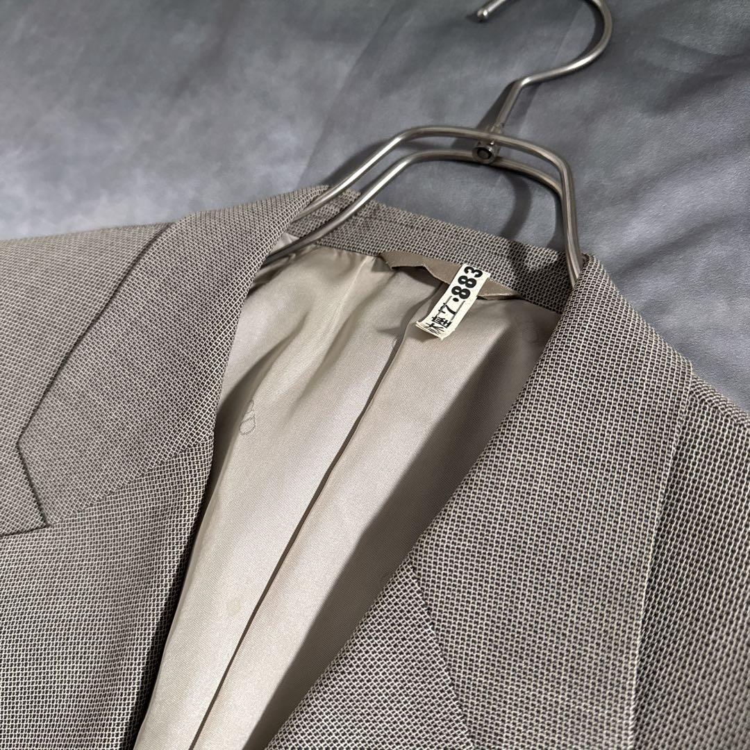 y2k Dior セットアップ　シングル　スーツ　チャコールグレー　アーカイブ