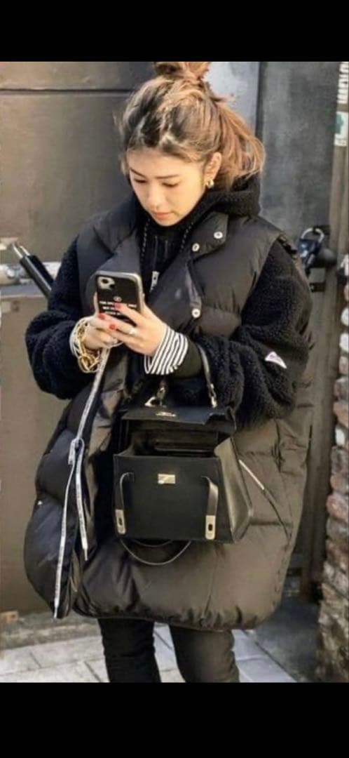 週末SALE【美品✨】ニアバイミー　ロングダウンベスト