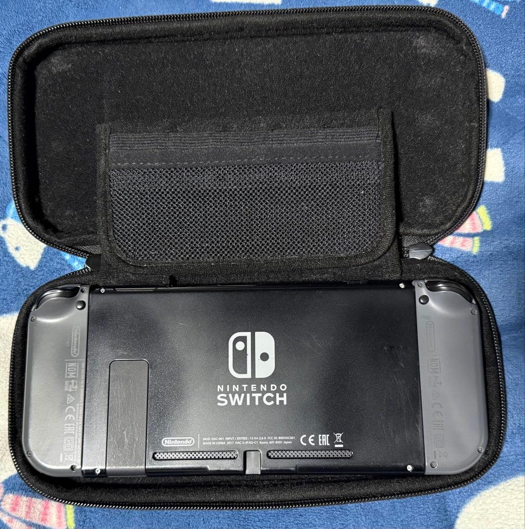 Nintendo Switch グレー本体&Joy-Conオレンジ・パープル