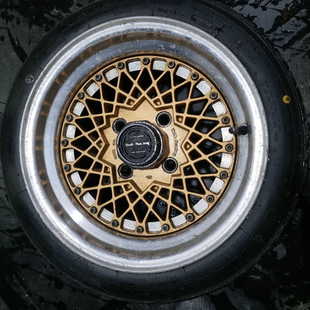 【ヒロ】RAYS ボルクレーシング メッシュホイール 6.5J R14