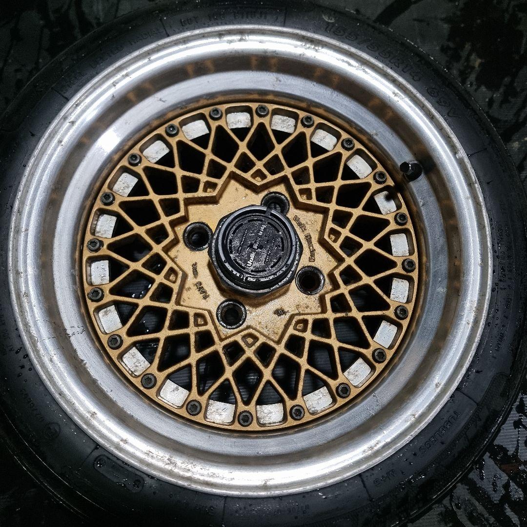 【ヒロ】RAYS ボルクレーシング メッシュホイール 6.5J R14