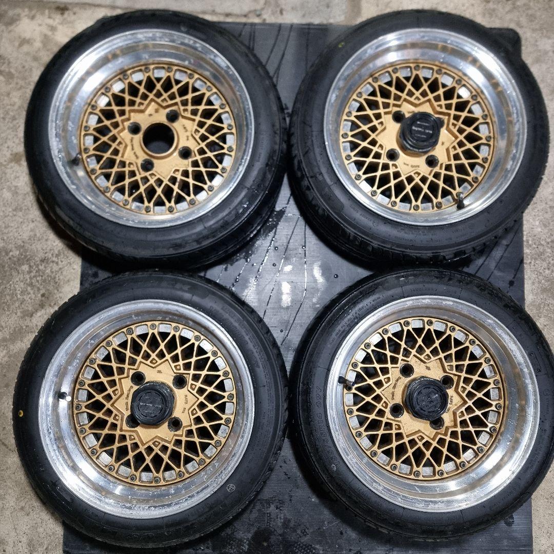 【ヒロ】RAYS ボルクレーシング メッシュホイール 6.5J R14