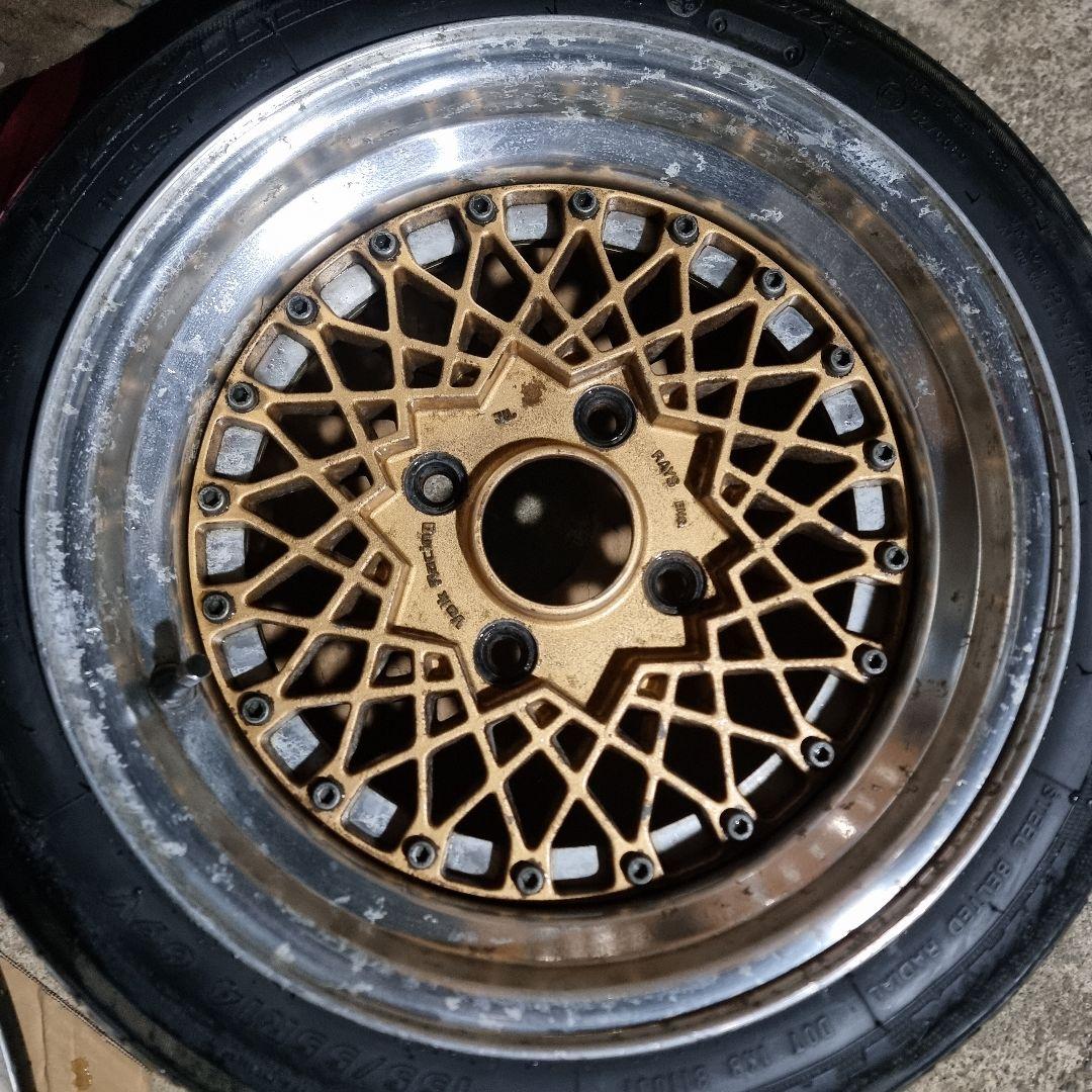 【ヒロ】RAYS ボルクレーシング メッシュホイール 6.5J R14